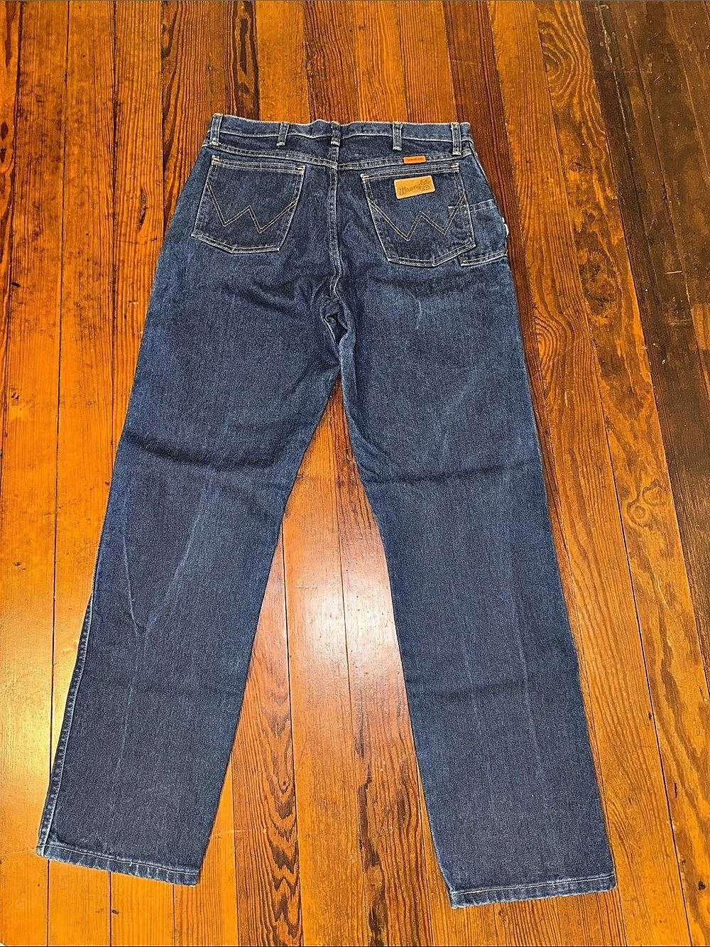 Wrangler FR Flame-Resistant Relaxed Fit Work Jeans Blue Waist 34